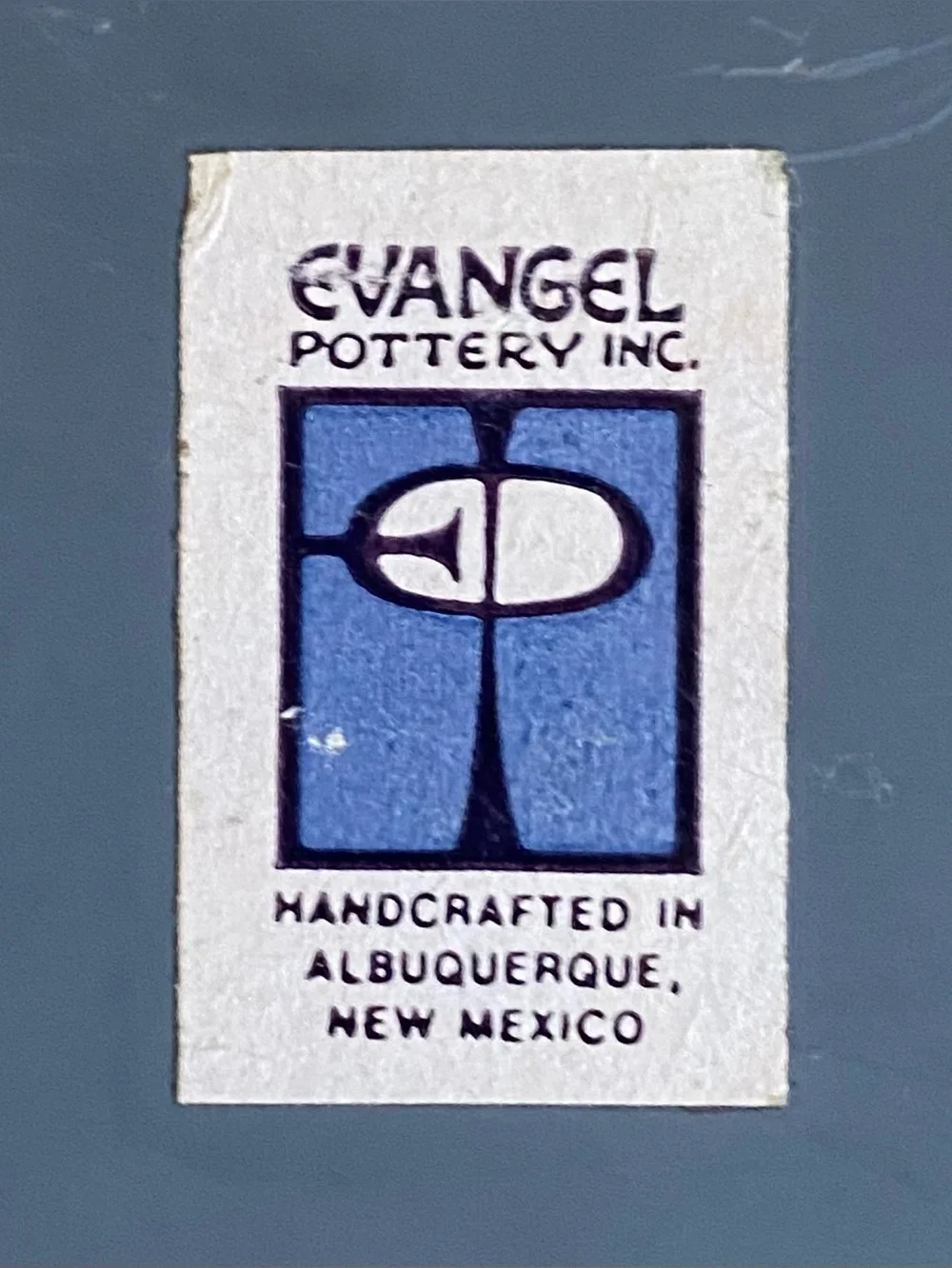 VTG Evangel Studio Pottery Wall Hanging Mirror Handmade Albuquerque New Mexico